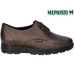 Mephisto Charlize Bronze cuir lacets_derbies