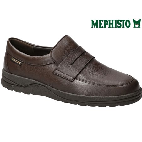 Mephisto Rayan Marron foncé cuir mocassin