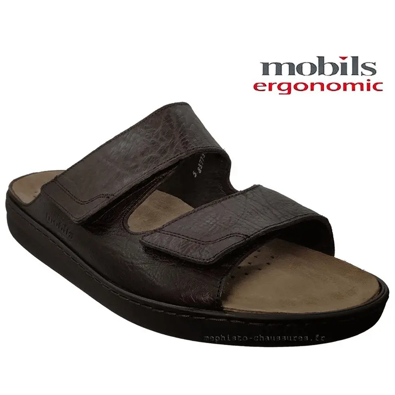 MOBILS de Mephisto Homme Mule JAMES Marron cuir 10551