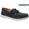 Mephisto Trevis Bleu cuir bateau
