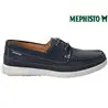 Mephisto Trevis Bleu cuir bateau