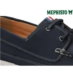 Mephisto Trevis Bleu cuir bateau