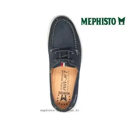 Mephisto Trevis Bleu cuir bateau