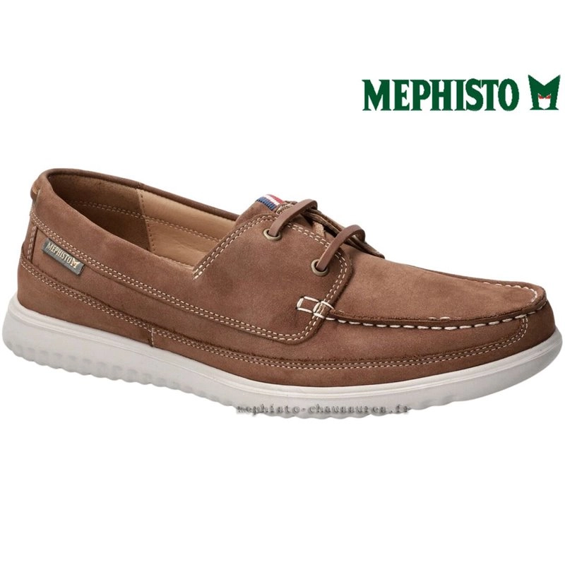 Mephisto Trevis Marron cuir bateau