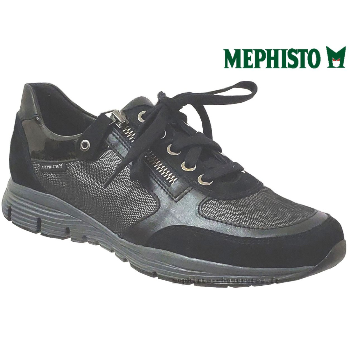 Mephisto Ylona Noir lacets_richelieu