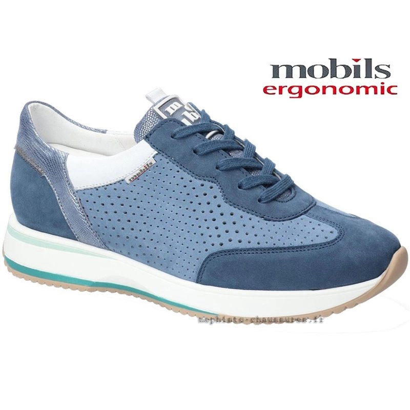 Mobils by Mephisto Nirya perf Bleu basket_mode_basse