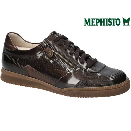 Mephisto Walie Marron vernis basket_mode_basse