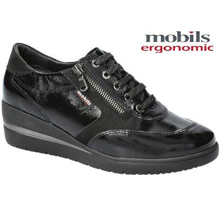 Mobils Patrizia Noir vernis a_talon_richelieu