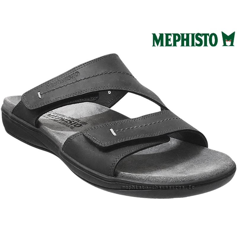 Mephisto STAN Noir cuir mule
