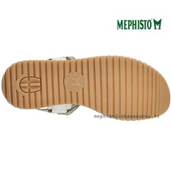 Mephisto Jeanie Blanc/Jaune nu-pied