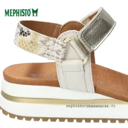 Mephisto Jeanie Blanc/Jaune nu-pied