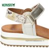 Mephisto Jeanie Blanc/Jaune nu-pied