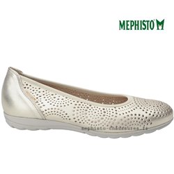 Mephisto Elsie perf Or/Platine ballerine