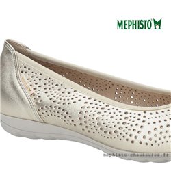 Mephisto Elsie perf Or/Platine ballerine
