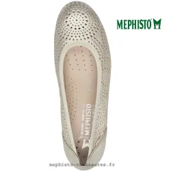 Mephisto Elsie perf Or/Platine ballerine
