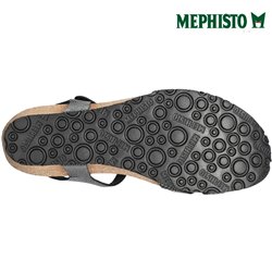 Mephisto Liviane Gris clair cuir sandale