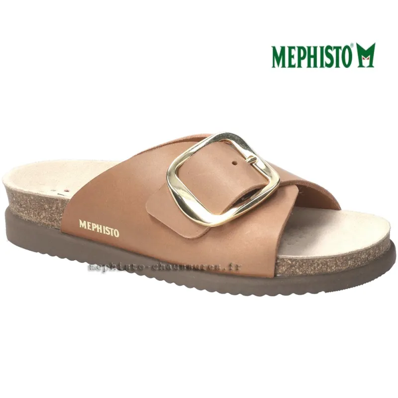 Mephisto Hariana Camel cuir mule
