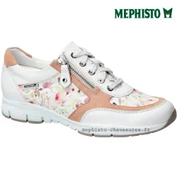 Mephisto Ylona Multi Rose cuir lacets_richelieu