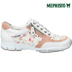 Mephisto Ylona Multi Rose cuir lacets_richelieu