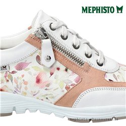 Mephisto Ylona Multi Rose cuir lacets_richelieu