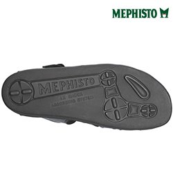 Mephisto SAM GRAIN Noir cuir sandale