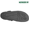Mephisto SAM GRAIN Noir cuir sandale