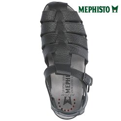 Mephisto SAM GRAIN Noir cuir sandale