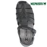 Mephisto SAM GRAIN Noir cuir sandale