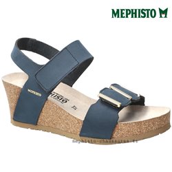 Mephisto Leonore Bleu nubuck nu-pied