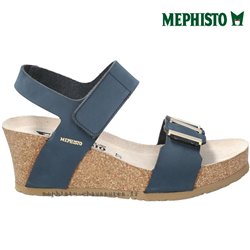 Mephisto Leonore Bleu nubuck nu-pied