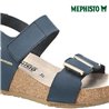 Mephisto Leonore Bleu nubuck nu-pied