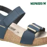 Mephisto Leonore Bleu nubuck nu-pied