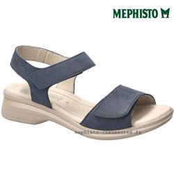 Mephisto Floraline Bleu nubuck nu-pied