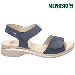 Mephisto Floraline Bleu nubuck nu-pied