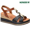 Mephisto Sallie Noir/Marron nu-pied