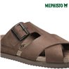 Mephisto Nordine Marron nubuck mule