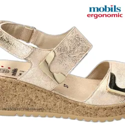 Mobils Nawel Or/Platine nu-pied