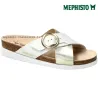 Mephisto Hirina Blanc platine mule