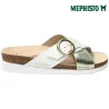 Mephisto Hirina Blanc platine mule