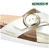 Mephisto Hirina Blanc platine mule