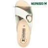 Mephisto Hirina Blanc platine mule