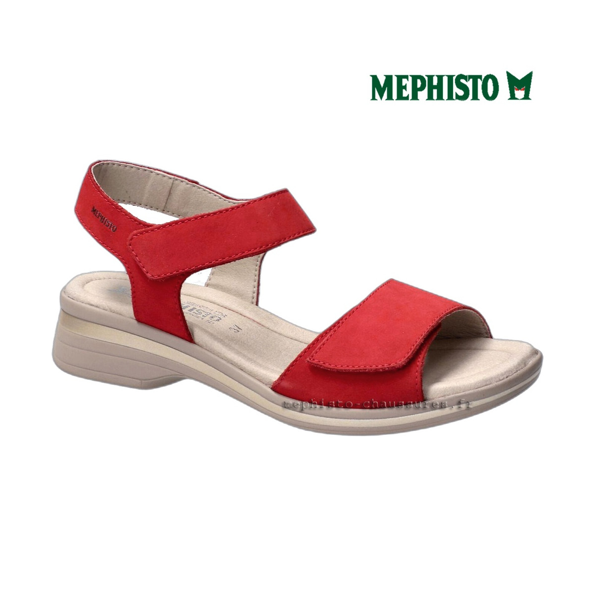 Mephisto Floraline Rouge nu-pied