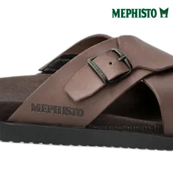 Mephisto Giulio Marron foncé cuir mule