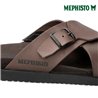 Mephisto Giulio Marron foncé cuir mule