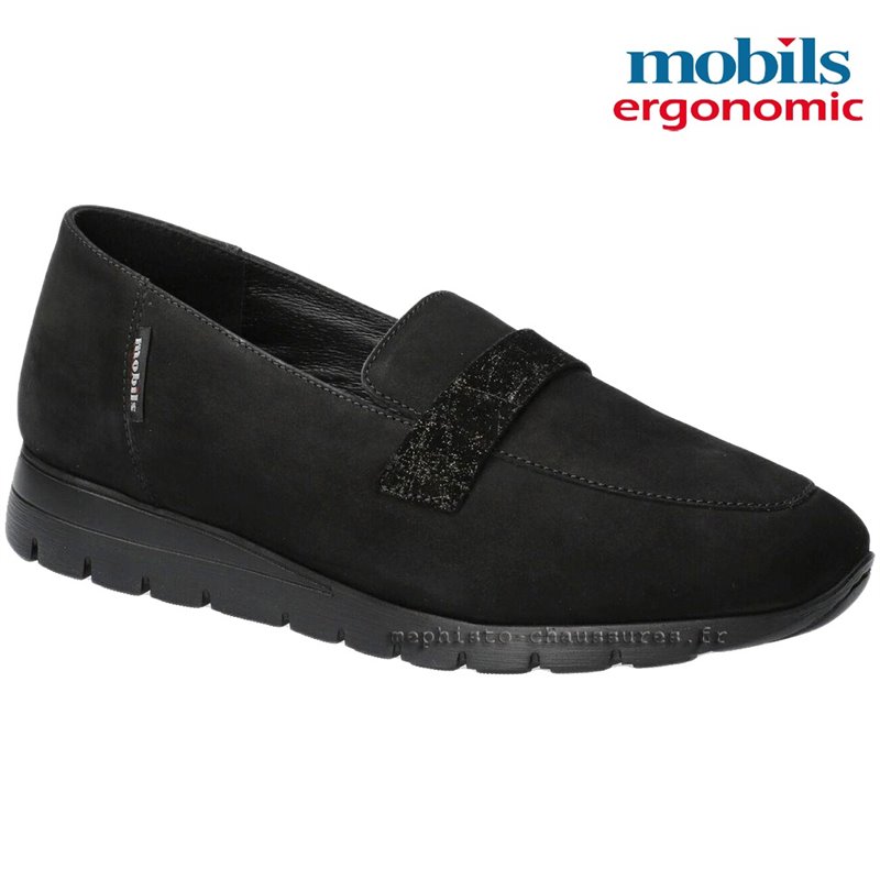 Mobils Dixie Noir mocassin