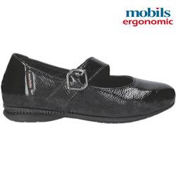 Mobils Sabria Noir verni ballerine