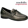 Mobils Siam Gris métal mocassin