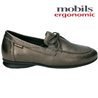 Mobils Siam Gris métal mocassin