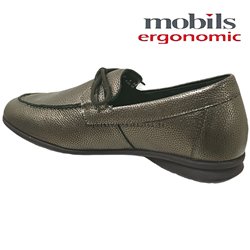 Mobils Siam Gris métal mocassin