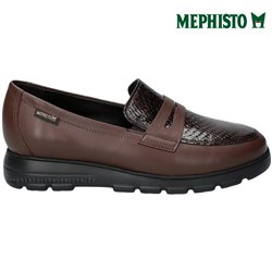 Mephisto Carima Marron moyen cuir mocassin